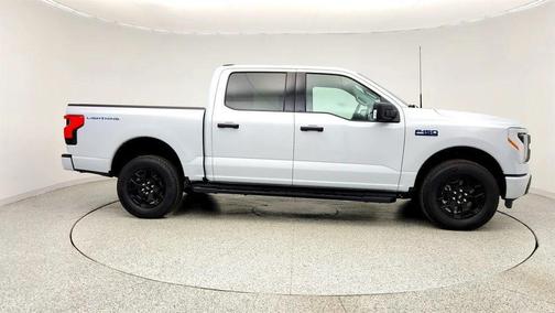 SPACE WHITE METALLIC 2025 Ford F-150 Lightning XLT