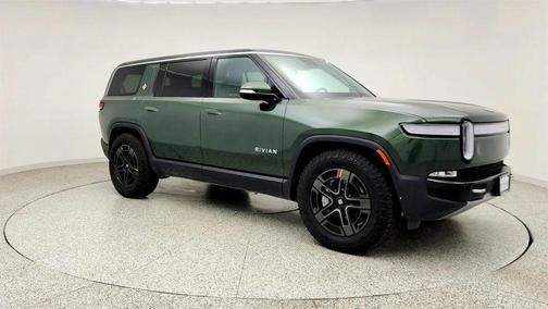 Forest Green 2024 Rivian R1S Adventure Dual-Motor Large Pack w/ All Terrain Upgrade