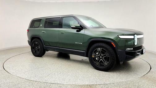 Forest Green 2024 Rivian R1S Adventure Dual-Motor Large Pack w/ All Terrain Upgrade