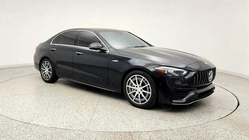 Black 2023 Mercedes-Benz AMG C 43 4MATIC