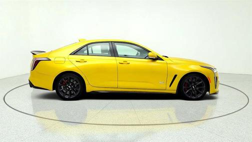 Cyber Yellow Metallic 2024 Cadillac CT4-V V-Series Blackwing