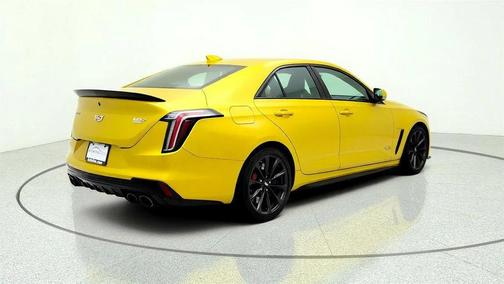 Cyber Yellow Metallic 2024 Cadillac CT4-V V-Series Blackwing