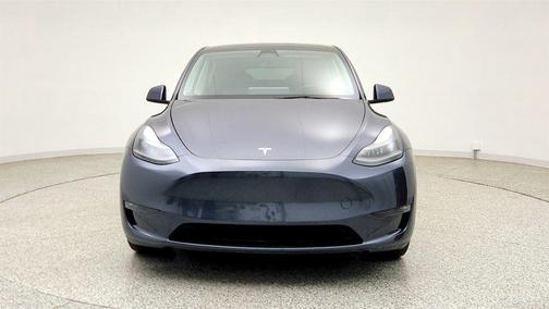 Midnight Silver Metallic 2023 Tesla Model Y Long Range AWD w/ Self-Driving, Acceleration Boost & 7 Seat Int.