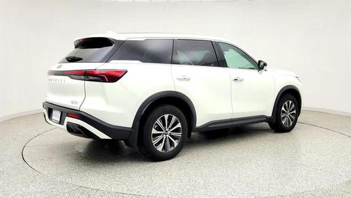 Glacier White 2023 INFINITI QX60 Pure