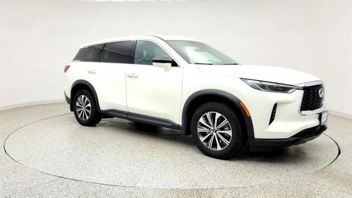 Glacier White 2023 INFINITI QX60 Pure