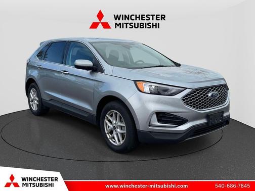 Silver Metallic 2024 Ford Edge ST Line