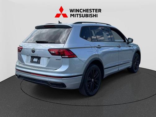 Silver Metallic 2022 Volkswagen Tiguan 2.0T SE R-Line Black 4MOTION