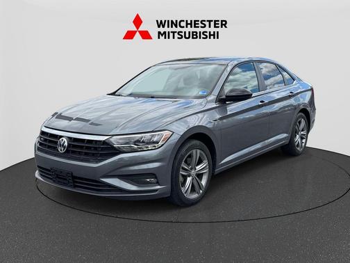 Platinum Gray Metallic 2019 Volkswagen Jetta 1.4T R-Line