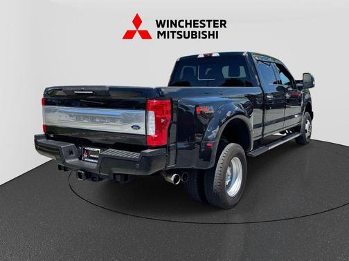 Shadow Black 2017 Ford F-350 Platinum