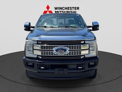 Shadow Black 2017 Ford F-350 Platinum