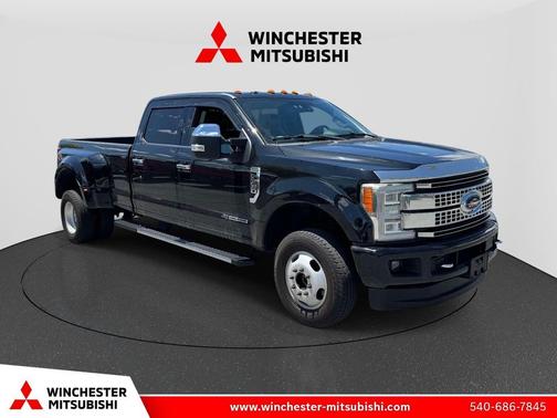 Shadow Black 2017 Ford F-350 Platinum