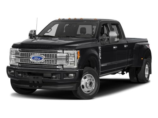 Shadow Black 2017 Ford F-350 Platinum