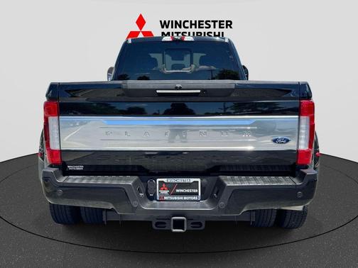 Shadow Black 2017 Ford F-350 Platinum