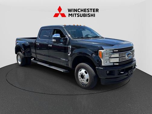 Shadow Black 2017 Ford F-350 Platinum