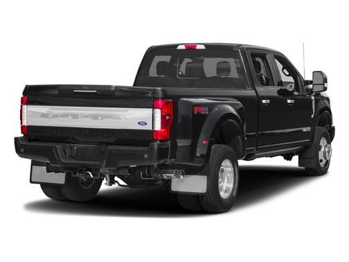 Shadow Black 2017 Ford F-350 Platinum