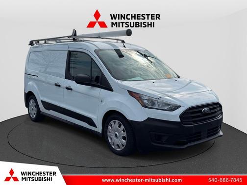 Frozen White 2020 Ford Transit Connect XL Cargo Van