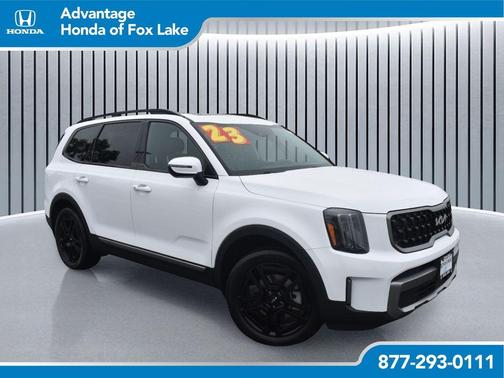 Glacial White Pearl 2023 Kia Telluride EX X-Line