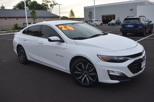 Summit White 2024 Chevrolet Malibu RS