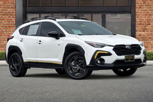 Crystal White Pearl 2024 Subaru Crosstrek Sport