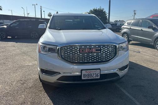 White Frost Tri-Coat 2018 GMC Acadia Denali