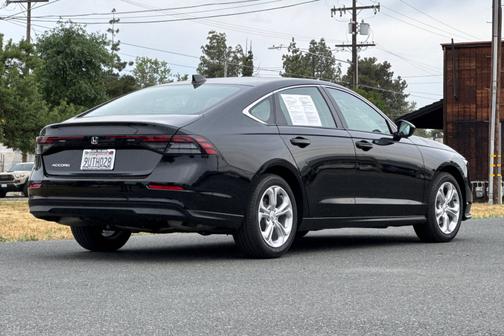 Black 2025 Honda Accord LX