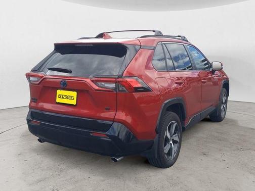 Red 2022 Toyota RAV4 Prime SE