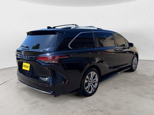 Midnight Black Metallic 2023 Toyota Sienna Platinum 7 passenger