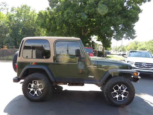 Green 1998 Jeep Wrangler SE