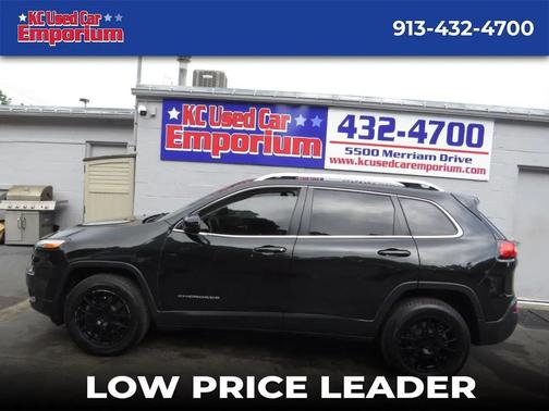 Black 2014 Jeep Cherokee Latitude