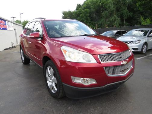 Red 2012 Chevrolet Traverse LTZ