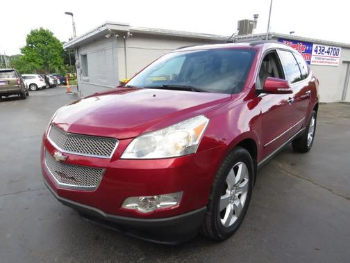Red 2012 Chevrolet Traverse LTZ