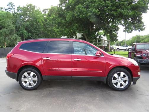 Red 2012 Chevrolet Traverse LTZ