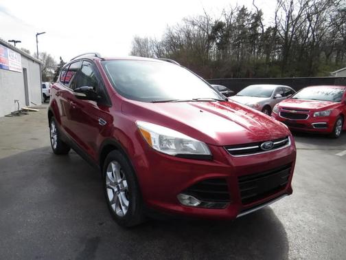 Red 2014 Ford Escape Titanium
