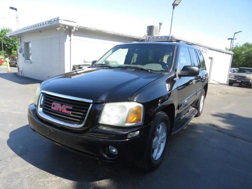 Black 2002 GMC Envoy 4dr 4WD SLE