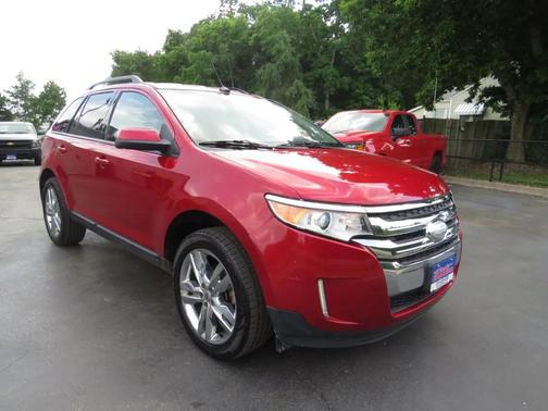 Red 2012 Ford Edge SEL