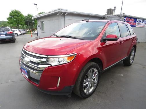 Red 2012 Ford Edge SEL