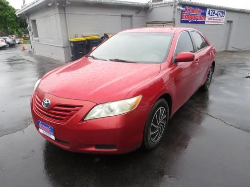 Red 2007 Toyota Camry XLE