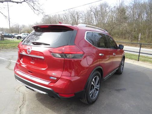 Red 2017 Nissan Rogue Hybrid SL