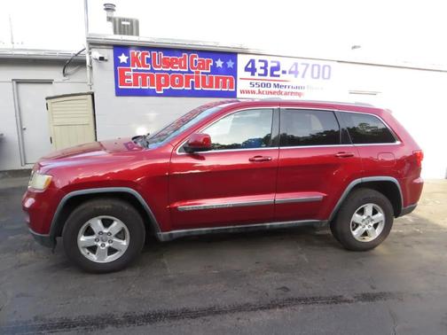 Red 2011 Jeep Grand Cherokee Laredo