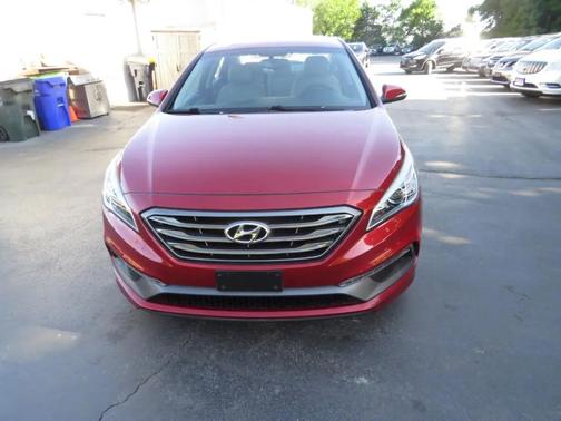 Red 2015 Hyundai SONATA Sport