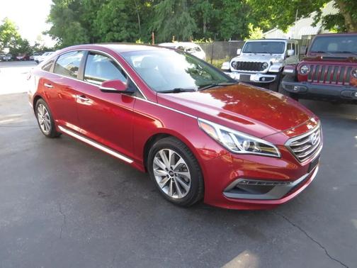 Red 2015 Hyundai SONATA Sport