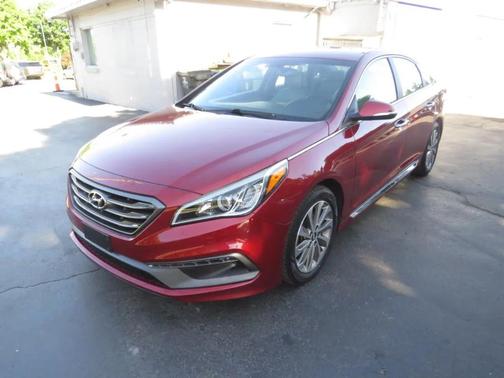 Red 2015 Hyundai SONATA Sport