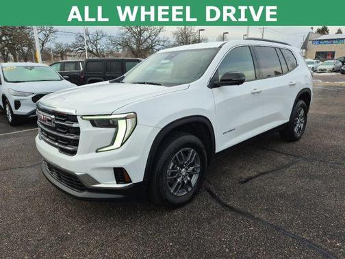 Summit White 2025 GMC Acadia AWD Elevation