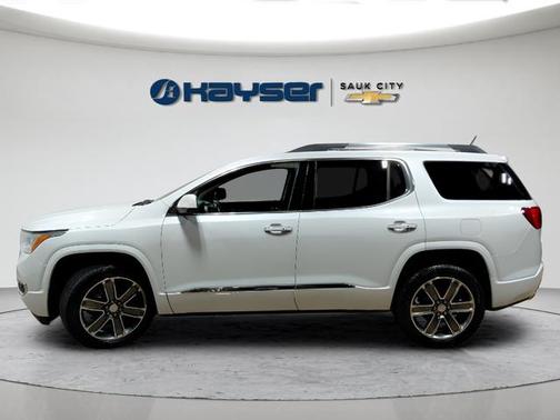 White Frost Tricoat 2019 GMC Acadia Denali