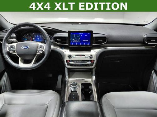 Star White Metallic Tri-Coat 2021 Ford Explorer XLT