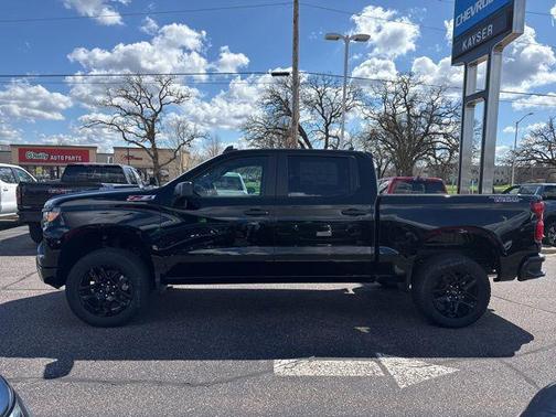 Black 2026 Chevrolet Silverado 1500 Custom Trail Boss