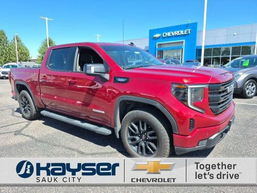 Volcanic Red 2024 GMC Sierra 1500 Elevation