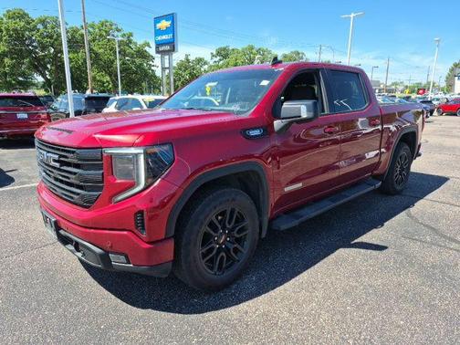 Volcanic Red 2024 GMC Sierra 1500 Elevation