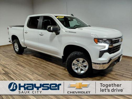 Summit White 2025 Chevrolet Silverado 1500 LT
