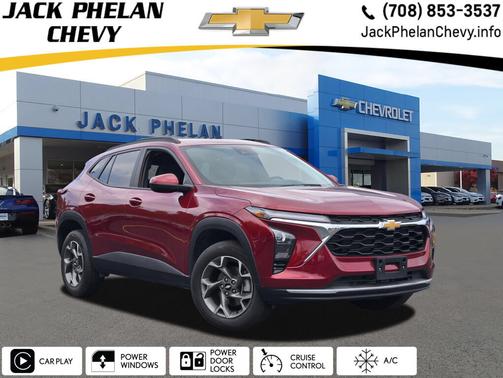 Crimson Metallic 2025 Chevrolet Trax LT